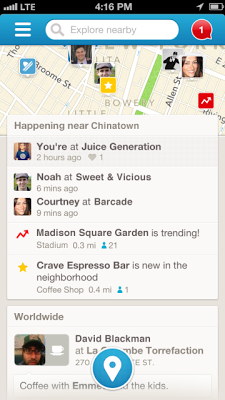 el nuevo foursquare