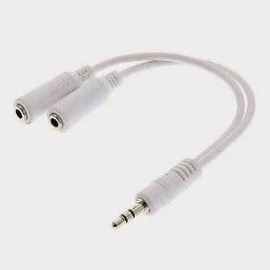 doblar auriculares para dos